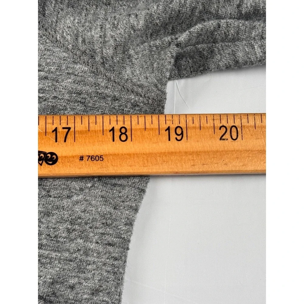 Nike Gym Vintage Full Zip Hoodie‎ Heather Gray Just Do It Womens Small Athletic